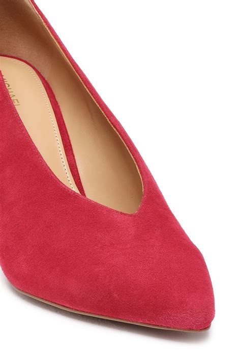 michael kors cambria pump|Michael Michael Kors Women's Cambria Suede Pumps, Scarlet.